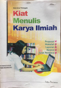 Image of KIAT MENULIS KARYA ILMIAH