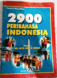Image of 2900 Peribahasa Indonesia
