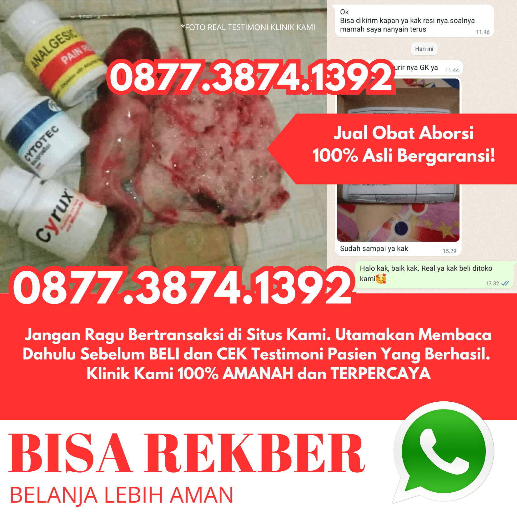 Jual Obat Aborsi Cytotec Asli Di Kepulauan Anambas 087738741392